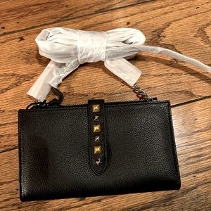 Rebecca Minkoff Multi Studded Wallet With Chain Strap